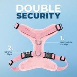 Adjustable Step-in Pet Harness for Cats & Dogs - Pink
