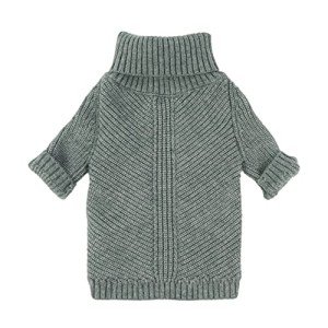 Heather Grey Thermal Turtleneck Sweater for Pets