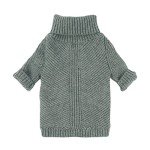 Heather Grey Thermal Turtleneck Sweater for Pets