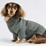 Heather Grey Thermal Turtleneck Sweater for Pets