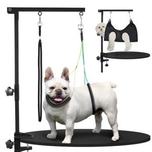 Adjustable Pet Grooming Table Arm with Hammock