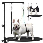Adjustable Pet Grooming Table Arm with Hammock