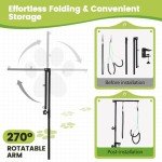 Adjustable Pet Grooming Table Arm with Hammock