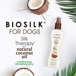 BioSilk Silk Therapy Dog Detangling Spray - 7 Fl Oz