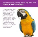Tropical Carnival Gourmet Macaw Food - Big Bites
