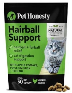 Cat Hairball Support Chews for Healthy Fur