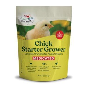 Manna Pro Medicated Chick Starter Grower Crumble