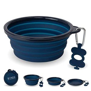Extra-Large Collapsible Dog Bowl with Carabiner