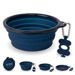 Extra-Large Collapsible Dog Bowl with Carabiner