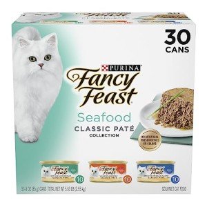 Fancy Feast Grain-Free Seafood Wet Cat Food Pack