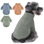 3 Pack Soft Dog Sweaters for Small Dogs