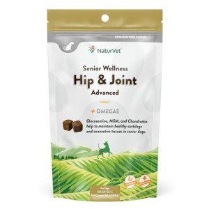 NaturVet Senior Hip & Joint Soft Chews, 120 Count