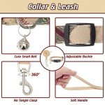 Plaid Dog Harness with Collar and Leash Set