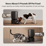 Automatic Pet Food Dispenser with Timer and Sound
