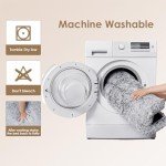 Soft Plush Dog Crate Bed for Medium Dogs