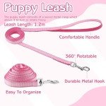 36 Pcs Adjustable Puppy Collar and Leash Set