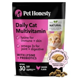 Pet Honesty Crunchy Cat Multivitamin Chews - 30 Count