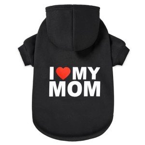 Cozy Black Dog Hoodie for Cold Weather