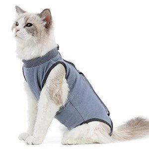Cat Recovery Suit Onesie for Post-Surgery Comfort