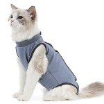 Cat Recovery Suit Onesie for Post-Surgery Comfort
