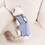 Cat Recovery Suit Onesie for Post-Surgery Comfort