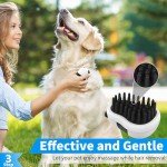 Comotech 3-Piece Dog Bath Brush Set