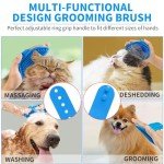 Comotech 3-Piece Dog Bath Brush Set