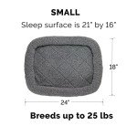 Cozy Sherpa Dog Bed for Small Pets