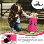 Cozy Fleece Dog Sweater with Leash Hole - Pink