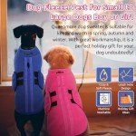 Cozy Fleece Dog Sweater with Leash Hole - Pink