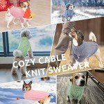 Cozy Pink Turtleneck Sweater for Small Dogs