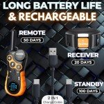 Dog Shock Collar with Remote, 4-Mile Range