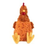 Colorful Crinkle Plush Chicken Toy for Dogs