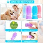 Dog Bath Gloves & Toothbrushes Grooming Kit