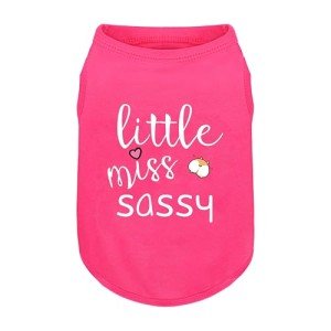 Pink 'Little Miss Sassy' Corgi Dog Shirt
