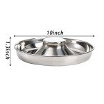 SOUJOY 2 Pack Non-Skid Stainless Steel Pet Bowls