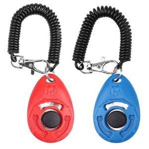 Training Clicker for Dogs, Cats & More - 2-Pack