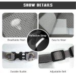 Soft Mesh Dog Harness and Leash Set - Grey