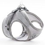Soft Mesh Dog Harness and Leash Set - Grey