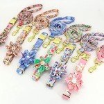 Floral Dog Collar and Leash Set for Girls