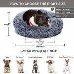 Cozy Anti-Anxiety Round Bed for Small Dogs