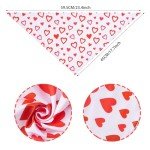Valentine's Day Dog Bandanas - 5 Pack
