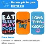 6 Pack Soft Summer T-Shirts for Small Dogs
