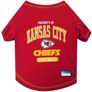 Kansas City Chiefs Dog T-Shirt - Small