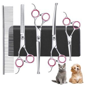 6-in-1 Dog Grooming Scissors Kit