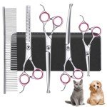 6-in-1 Dog Grooming Scissors Kit