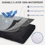 Deluxe Waterproof Dog Bed with Removable Cover