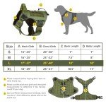 Tactical No-Pull Dog Harness with Handle for Large Dogs