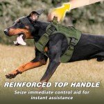 Tactical No-Pull Dog Harness with Handle for Large Dogs