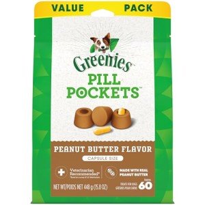Greenies Pill Pockets Soft Dog Treats - Peanut Butter